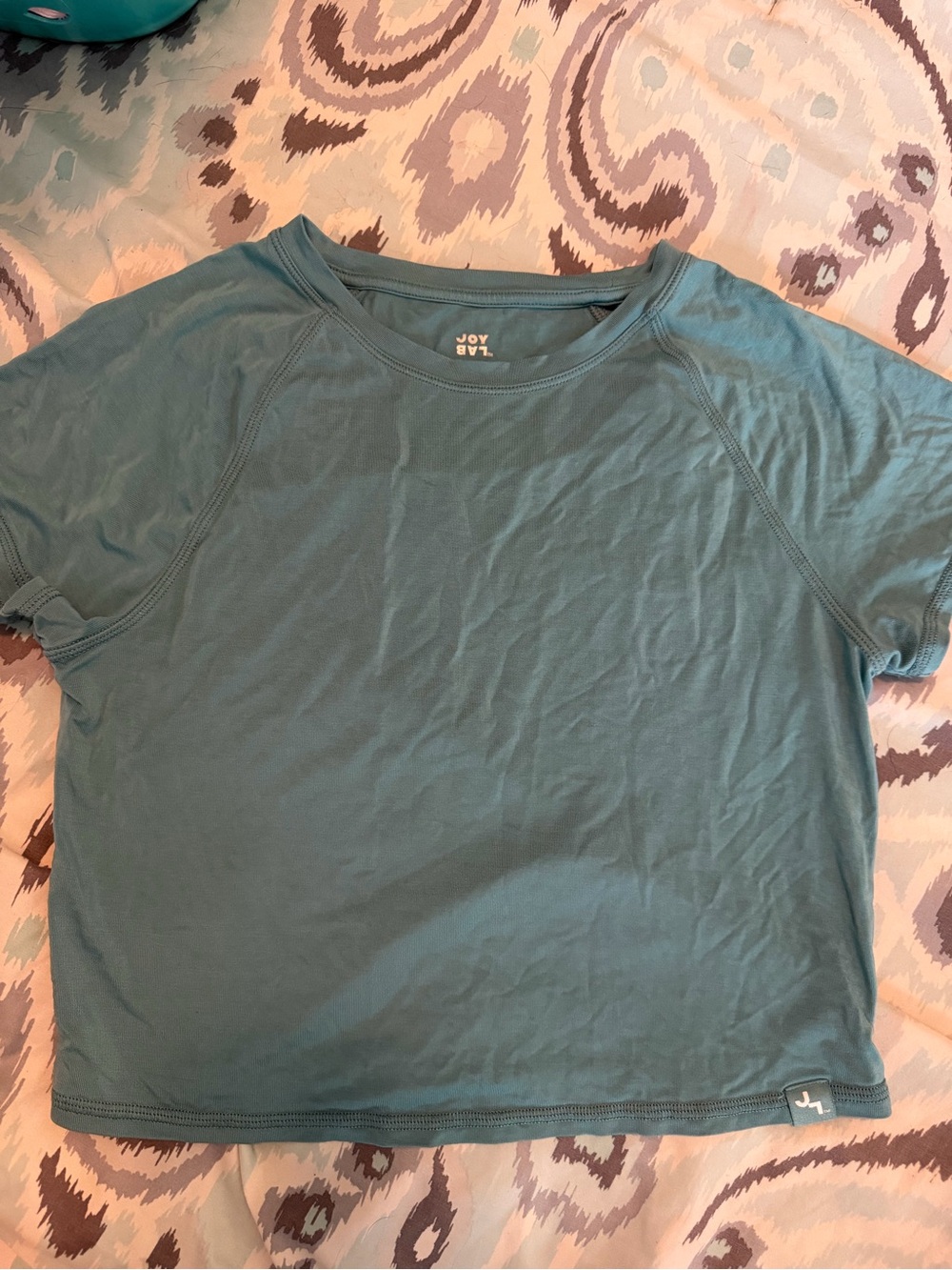JoyLab Teal Short Sleeve Athletic Tee